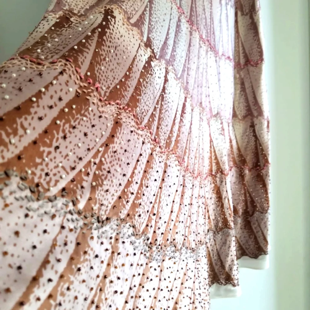 Due per Due Silk Skirt size 12 - Picture 2 of 6